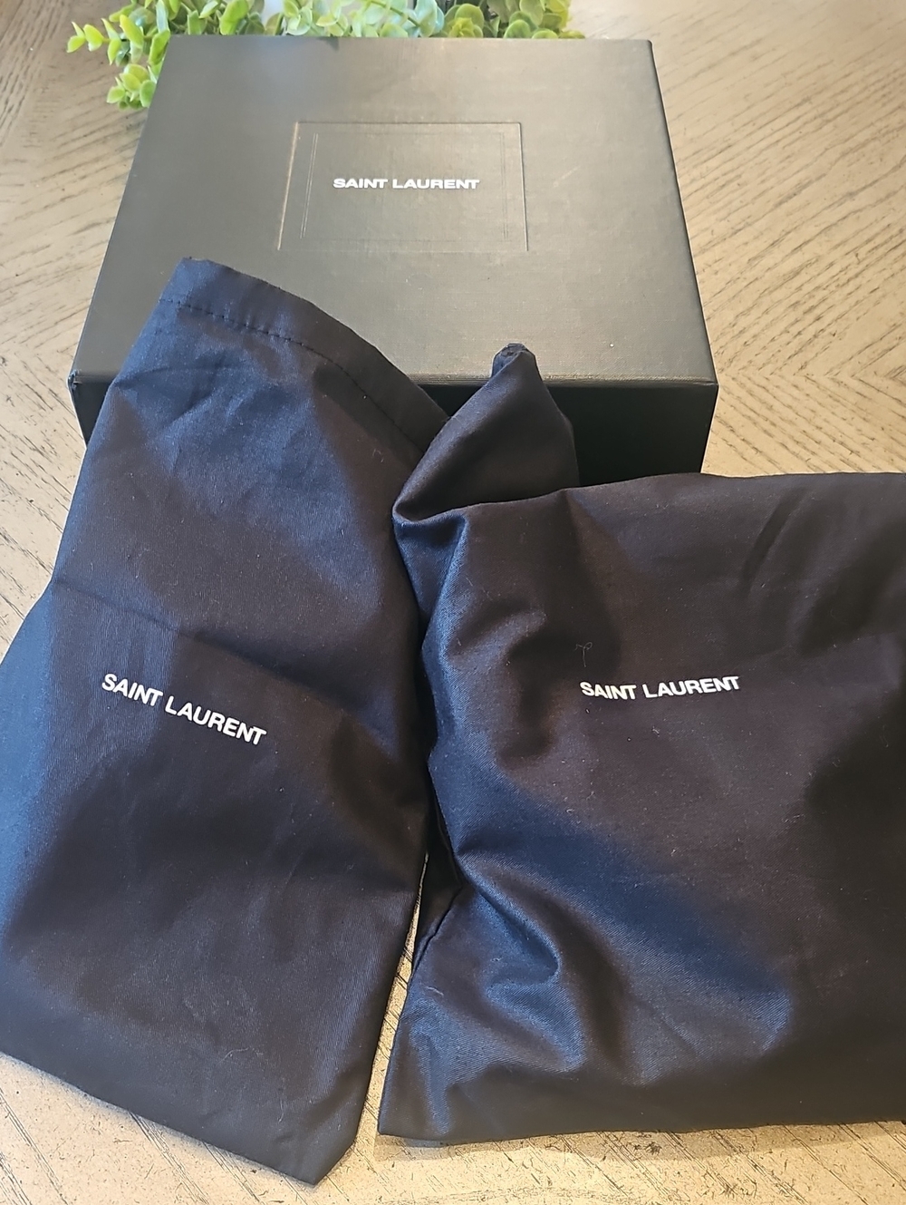 Saint Laurent Black Glitter Platform High Heel Sandals Size 38 NWT - Picture 14 of 15
